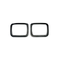 Picture of Rugged Ridge Headlight Bezels Black 87-95 Jeep Wrangler YJ