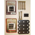 Picture of Rugged Ridge HD Front & Rear Leaf Spring Shackles 55-75 CJ