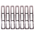 Picture of Rugged Ridge Grille Inserts Chrome 87-95 Jeep Wrangler YJ
