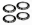 Picture of Rugged Ridge AC Vent Bezels Black 07-10 Jeep Wrangler JK