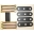 Picture of Rugged Ridge HD Rear Leaf Spring Shackles 76-86 Jeep CJ
