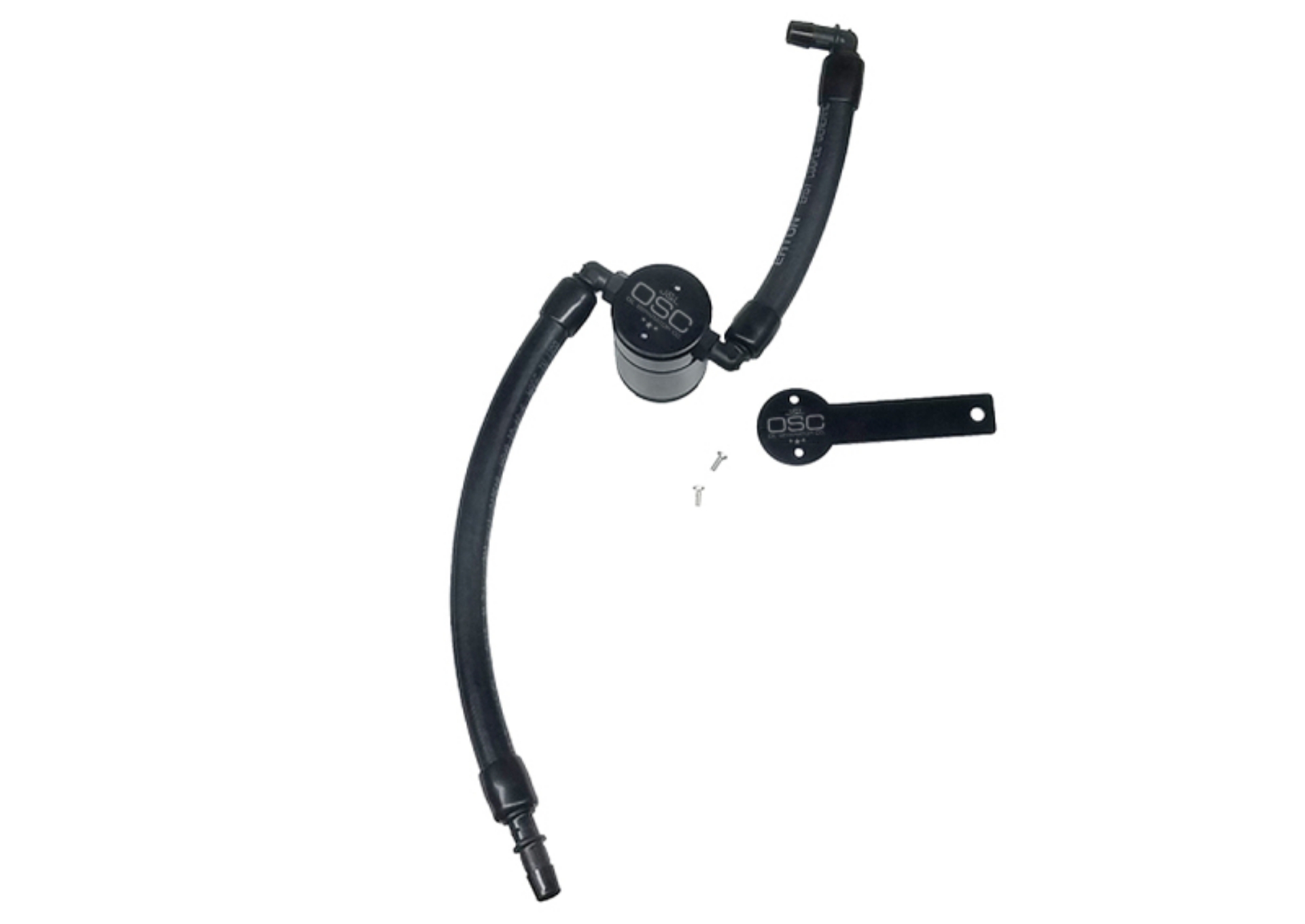 Picture of J&L 2019-2024 Dodge Ram 1500 5-7L Oil Separator 3-0 Passenger Side - Black Anodized