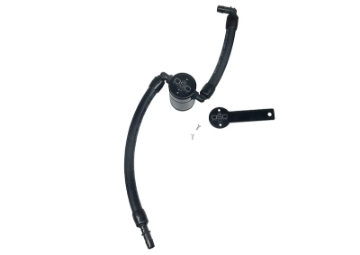 Picture of J&L 2019-2024 Dodge Ram 1500 5-7L Oil Separator 3-0 Passenger Side - Black Anodized