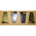 Picture of Rugged Ridge 87-06 Jeep Wrangler Black Door Hinge Kit