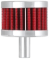 Picture of K&N Steel Base Chrome Top Crankcase Vent Filter 1-2in- Vent - 2in- OD - 1-1-2in- Height