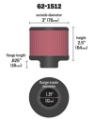Picture of K&N Rubber Base Chrome Top Crankcase Vent Filter 1-1-4in Flg - 3in OD - 2-1-2in H w-Deflector Shield
