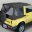 Picture of Rugged Ridge S-Top Black Denim Clear Windows Samurai