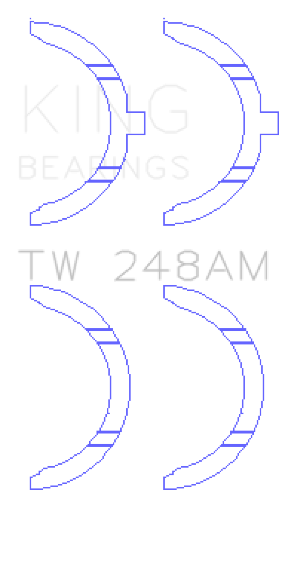 Picture of King Engine Bearings Toyota 3E-3EE-5EFE Thrust Washer Set
