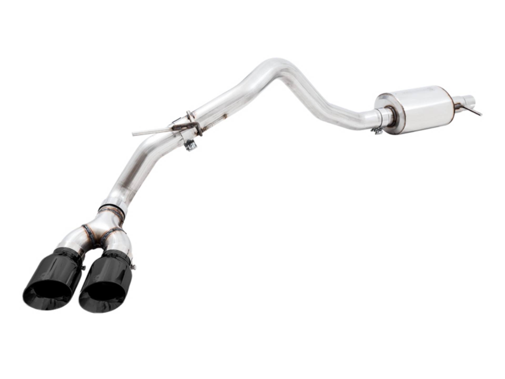 Picture of AWE Tuning 2019+ Ford Ranger 0FG Performance Exhaust System w-Diamond Black Tips & Rock Guard