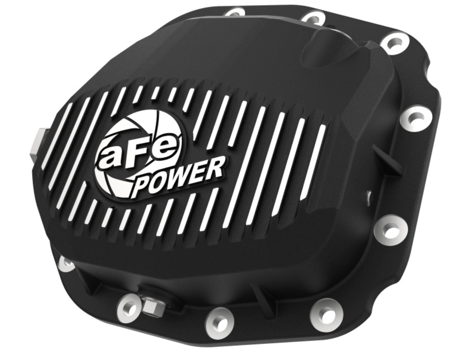 Picture of aFe Pro Series Rear Differential Cover Black w- Fins 15-19 Ford F-150 w- Super 8-8 Rear Axles