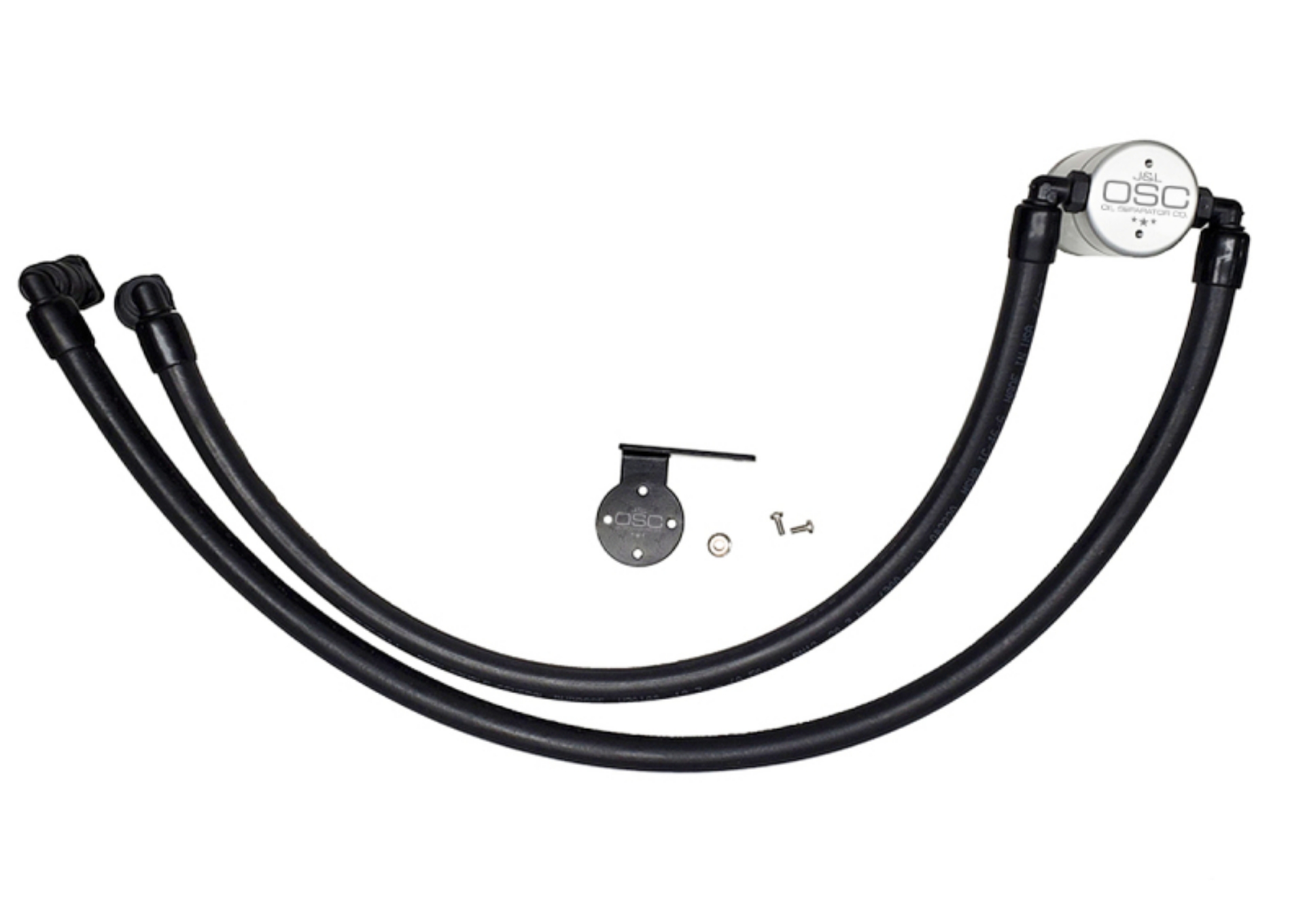 Picture of J&L 17-22 Ford F-250 6-2L-7-3L Passenger Side Oil Separator 3-0 - Clear Anodized