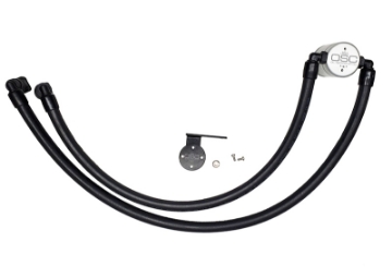 Picture of J&L 17-22 Ford F-250 6-2L-7-3L Passenger Side Oil Separator 3-0 - Clear Anodized