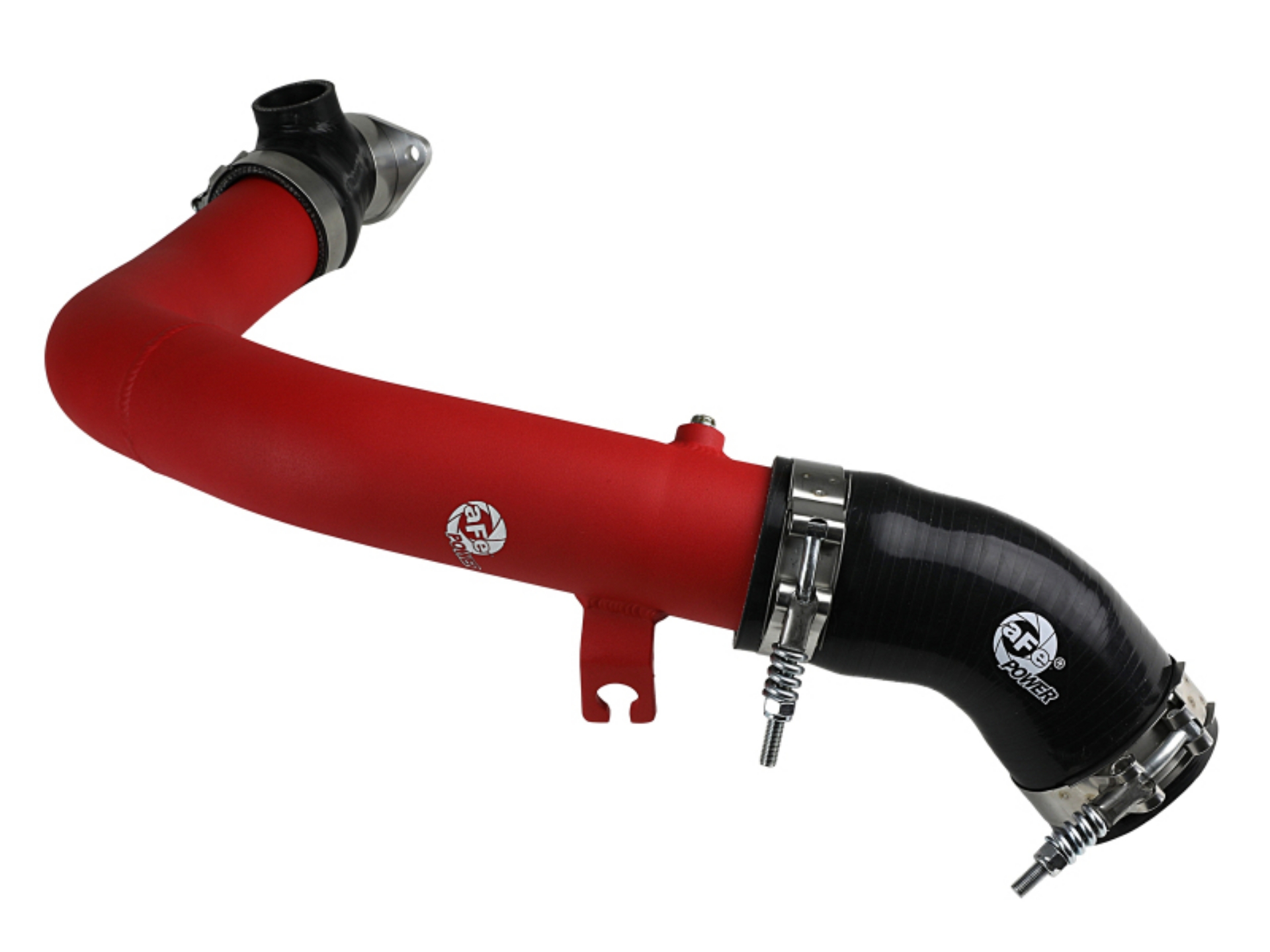 Picture of aFe BladeRunner 2-5in Aluminium Hot Side Charge Pipe 15-20 Subaru WRX 2-0T - Red