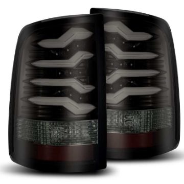 Picture of AlphaRex 09-18 Dodge Ram 1500 PRO-Series LED Tail Lights Jet Black
