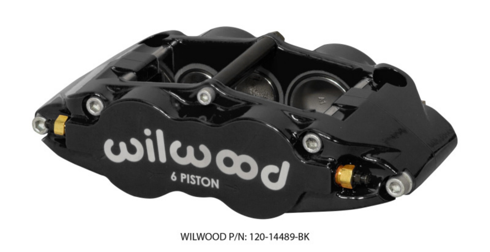 Picture of Wilwood Caliper Forged Narrow Superlite R-H FNSL6R-DS Dust Seal 1-62-1-12-1-12,1-25 Rotor - Black