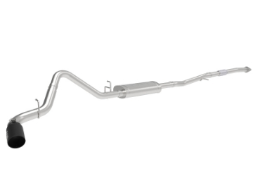 Picture of AFE Apollo GT Series 19-20 GM 1500 2-7L T 409 SS CB Exhaust System w-Black Tip