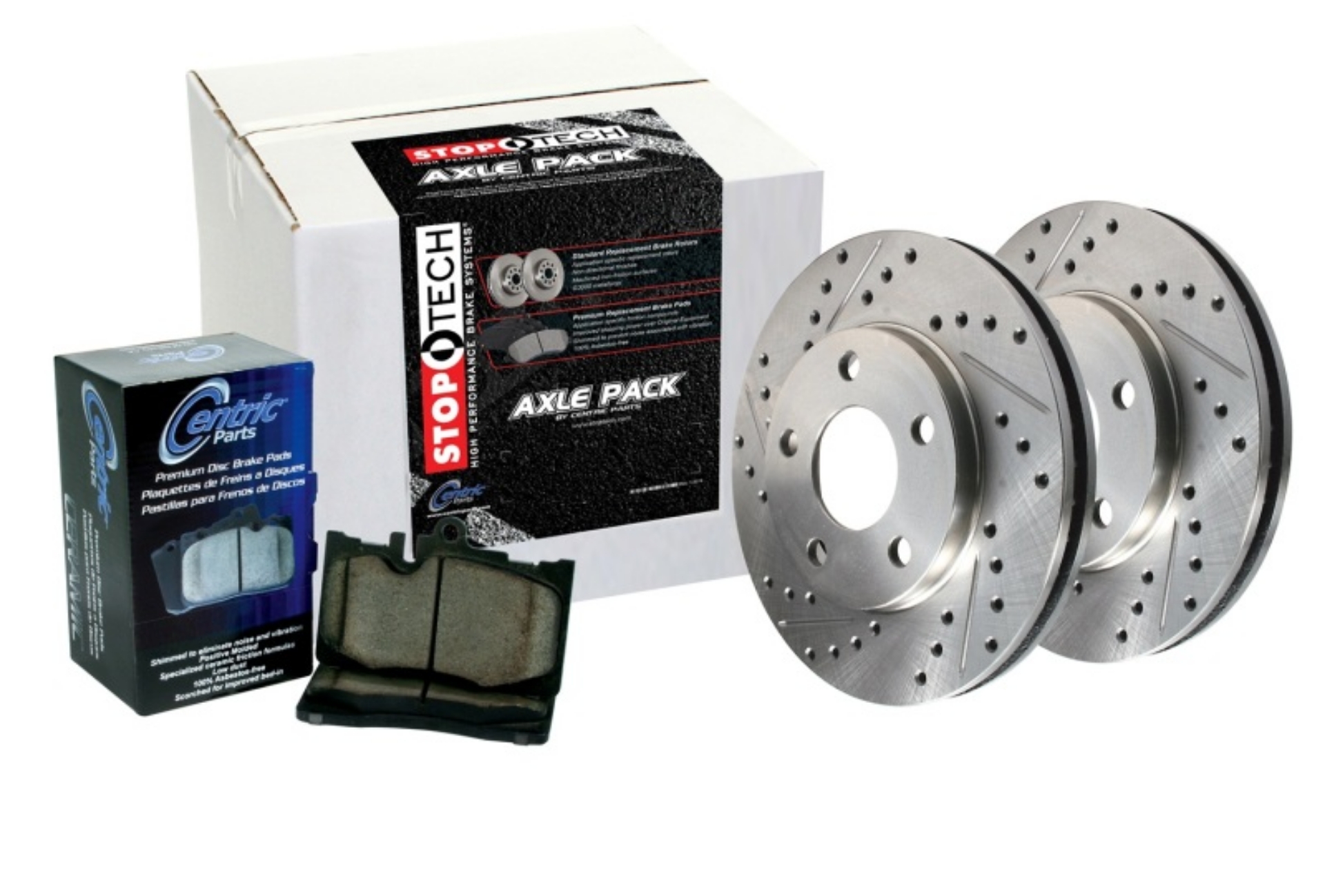 Picture of Select Sport Axle Pack, Drilled & Slotted, 4 Wheel
