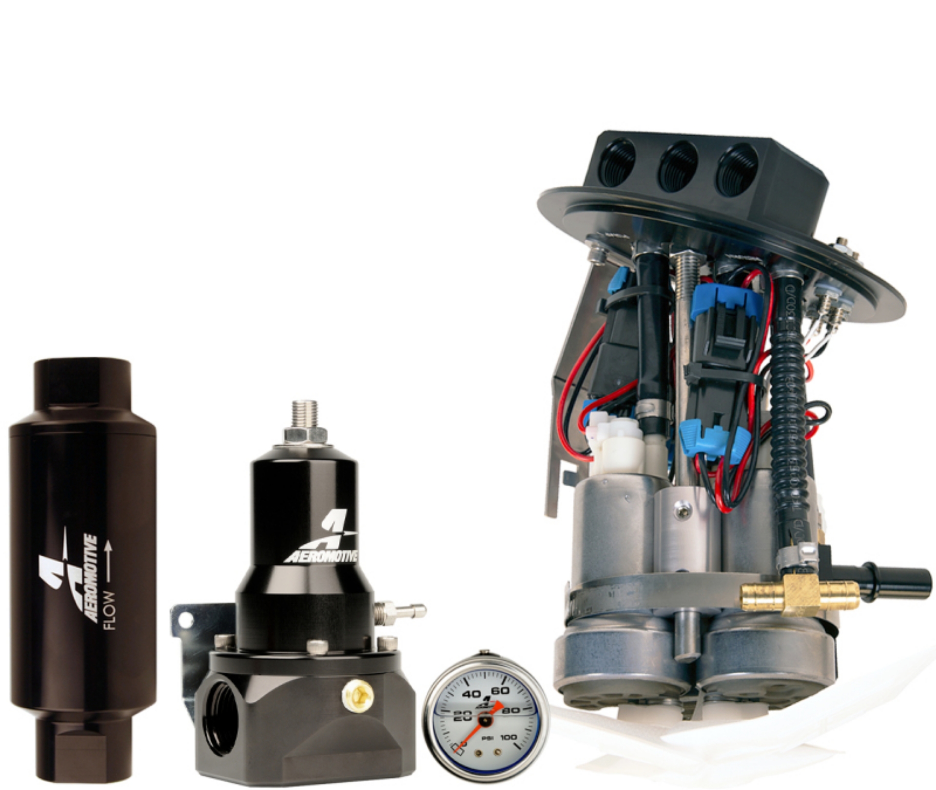Picture of Aeromotive 11-17 Ford Mustang Drop In Kit 18038-15633-13134-12341 - Dual 450lph