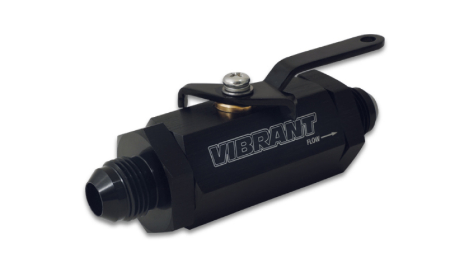 Picture of Vibrant -16AN to -16AN Male Shut Off Valve - Black