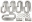 Picture of Stainless Works 2-3-8in Header Builder Kit