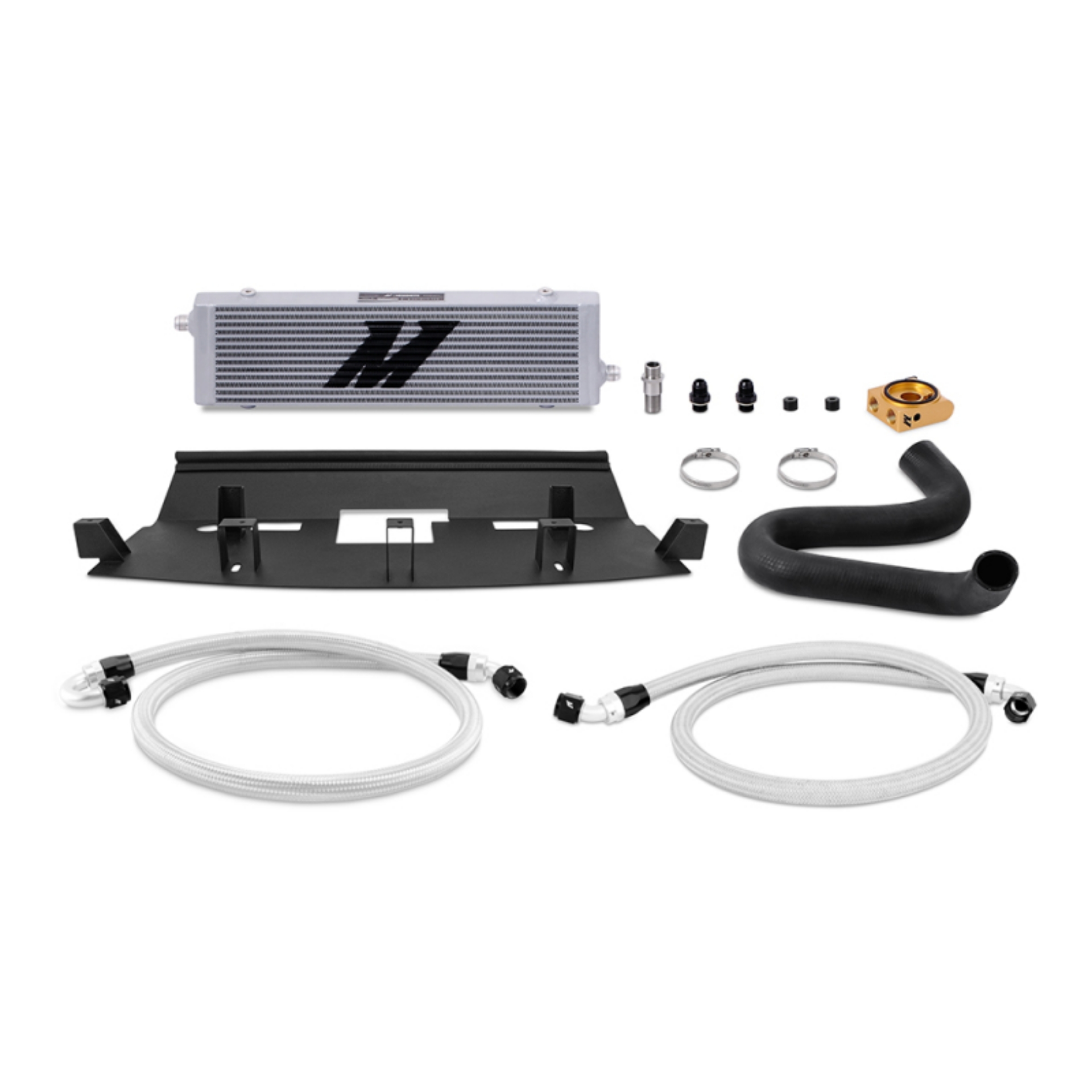 Picture of Mishimoto 2018+ Ford Mustang GT Thermostatic Oil Cooler Kit - Silver