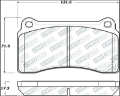 Picture of StopTech Street Select 09-18 Nissan GT-R Rear Brake Pads