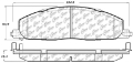 Picture of StopTech 09-18 Dodge Ram Truck & SUV Semi-Metallic Rear Brake Pads