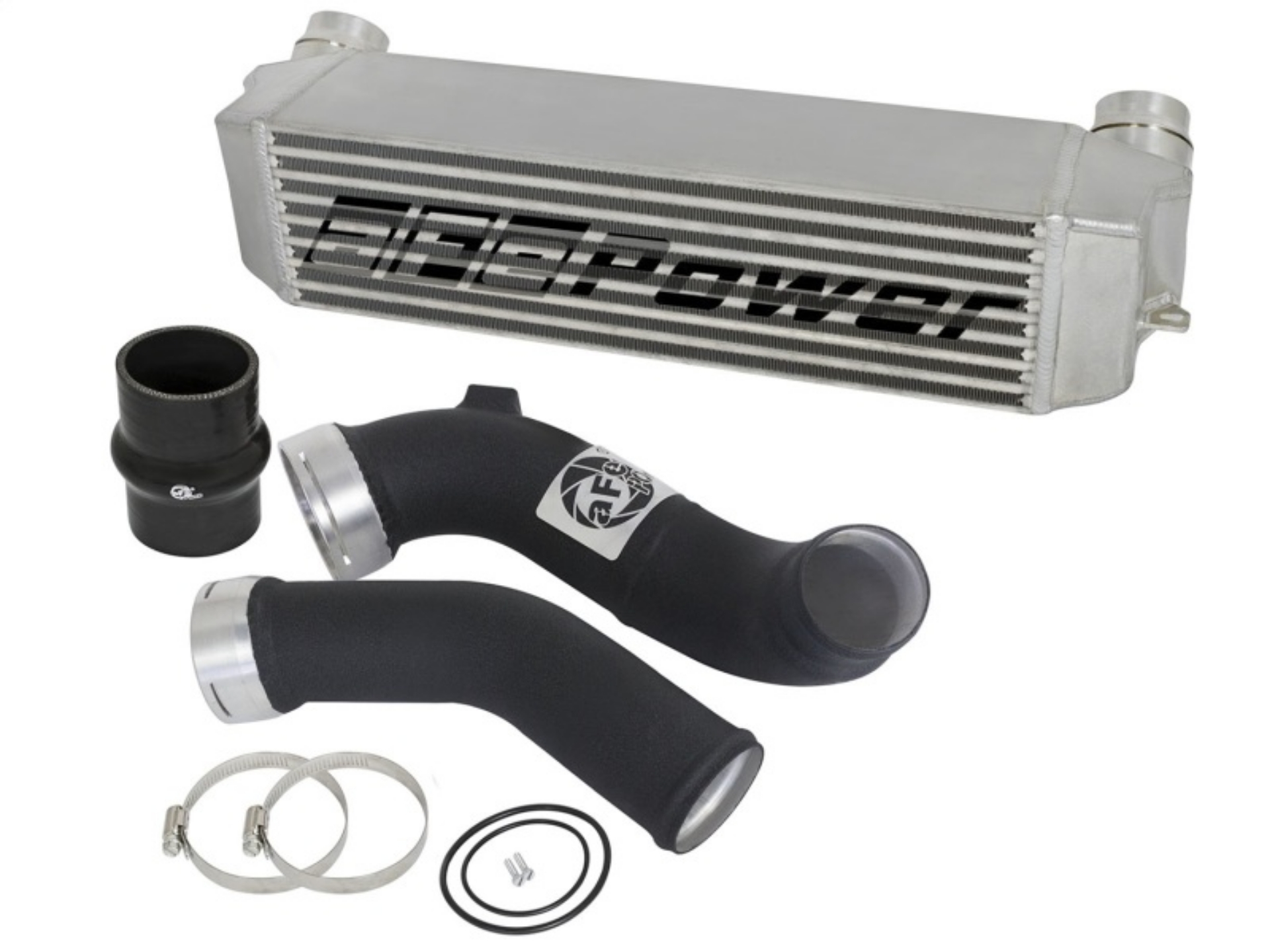 Picture of aFe BladeRunner GT Series Intercooler Kit w- Tubes Black 12-15 BMW 335i F30 L6-3-0L t N55