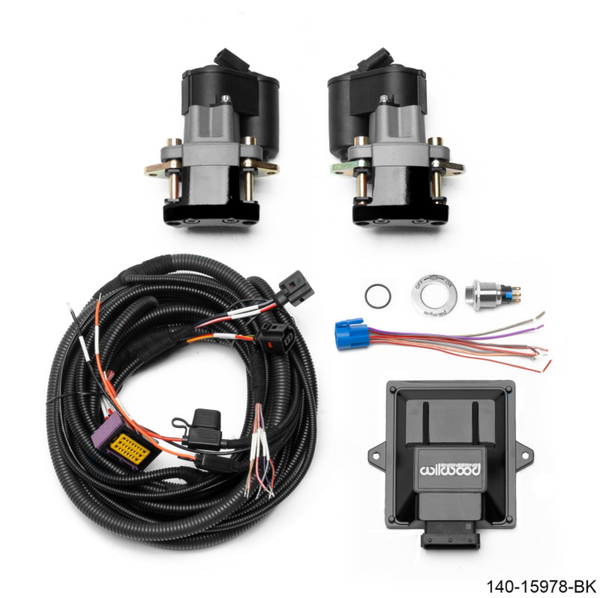 Picture of Wilwood Electronic Parking Brake Rear Retrofit Kit - 0-810in Rotor Black