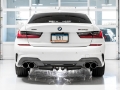 Picture of AWE Tuning 2019+ BMW M340i G20 Non-Resonated Touring Edition Exhaust - Quad Chrome Silver Tips