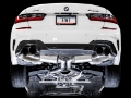 Picture of AWE Tuning 2019+ BMW M340i G20 Resonated Touring Edition Exhaust - Quad Diamond Black Tips
