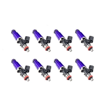 Picture of Injector Dynamics 1340cc Injectors - 60mm Length - 14mm Purple Top - 15mm Lower O-Ring Set of 8