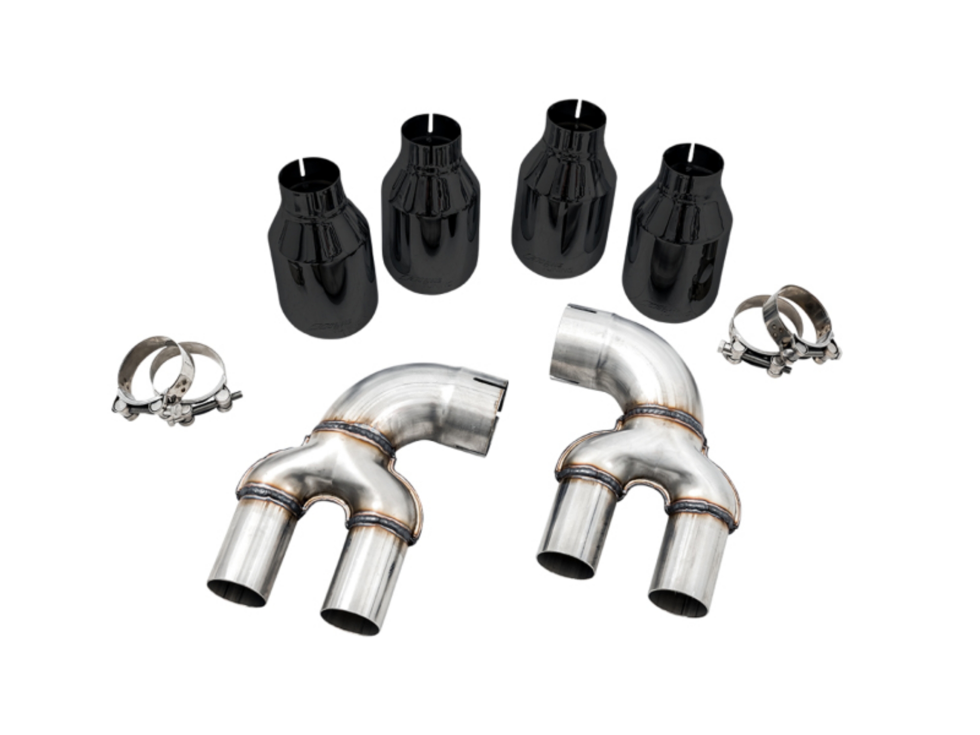 Picture of AWE Tuning 2019+ BMW M340i G20 OE-Config-To-Quad Tip Conversion Kit - Diamond Black Tip