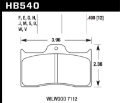 Picture of Hawk Wilwood 7112 Caliper DTC-70 Brake Pads