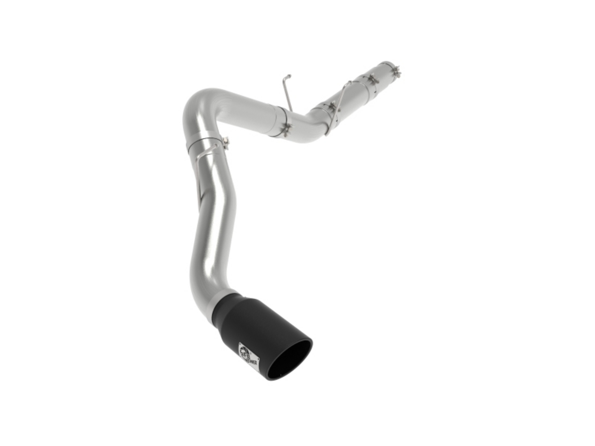 Picture of aFe Large-Bore HD 5in 409SS DPF-Back Exhaust System w-Black Tip 19-20 Ram Diesel Trucks L6-6-7L td