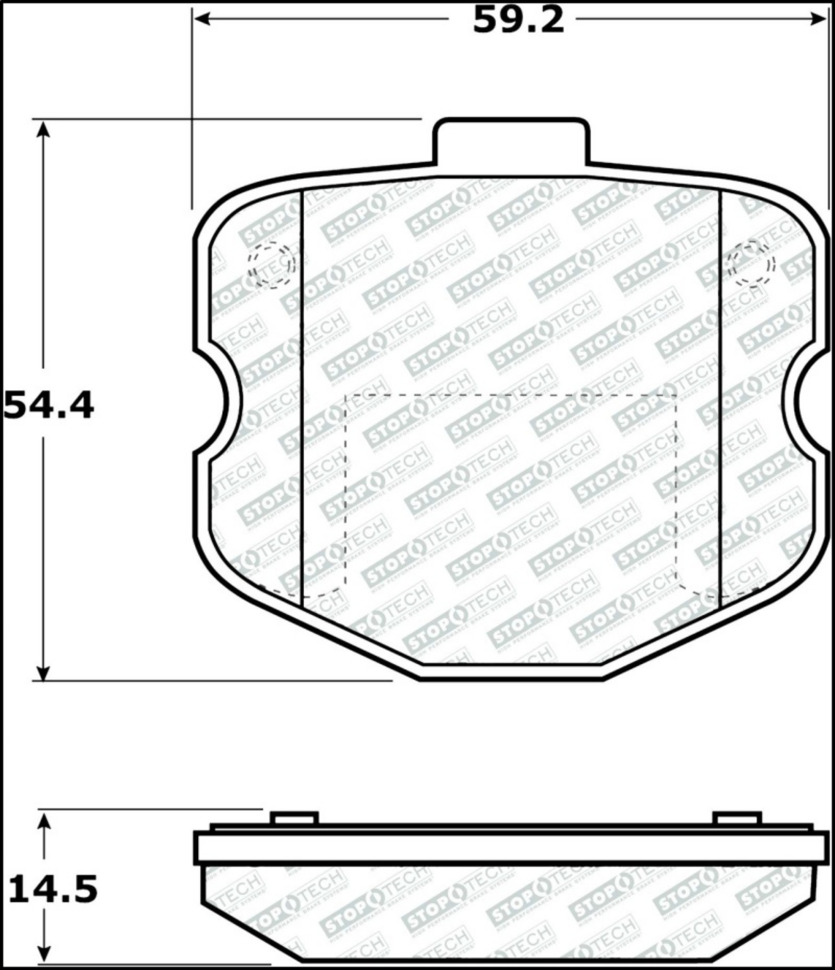 Picture of StopTech Street Select Brake Pads - Front