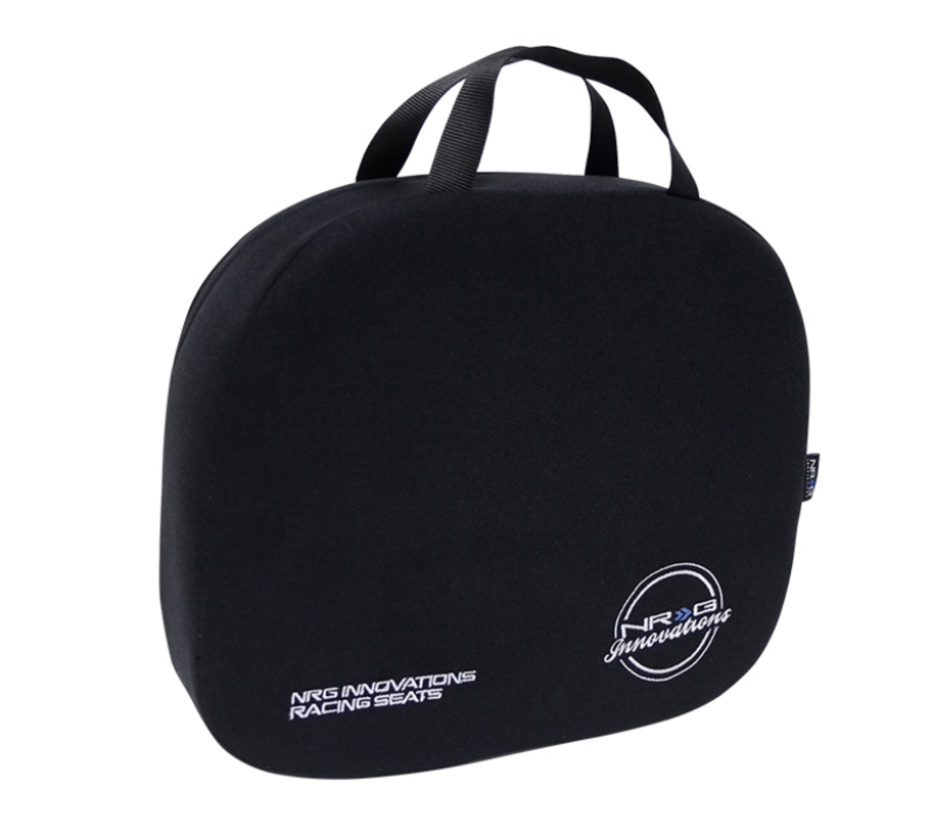 Picture of NRG Racing Seat Cushion - One Piece Memory Foam Nylon Black w- White Stitching