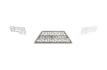Picture of Road Armor 15-19 Chevy 2500 iDentity Rear Bumper Components - iD Mesh - Raw