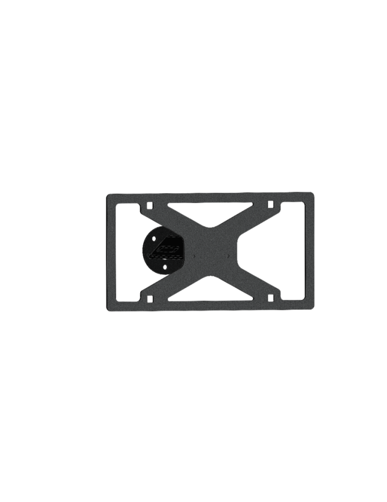 Picture of Road Armor 07-18 Jeep Wrangler JK Stealth Rear Tire Carrier License Plate Mount - Tex Blk