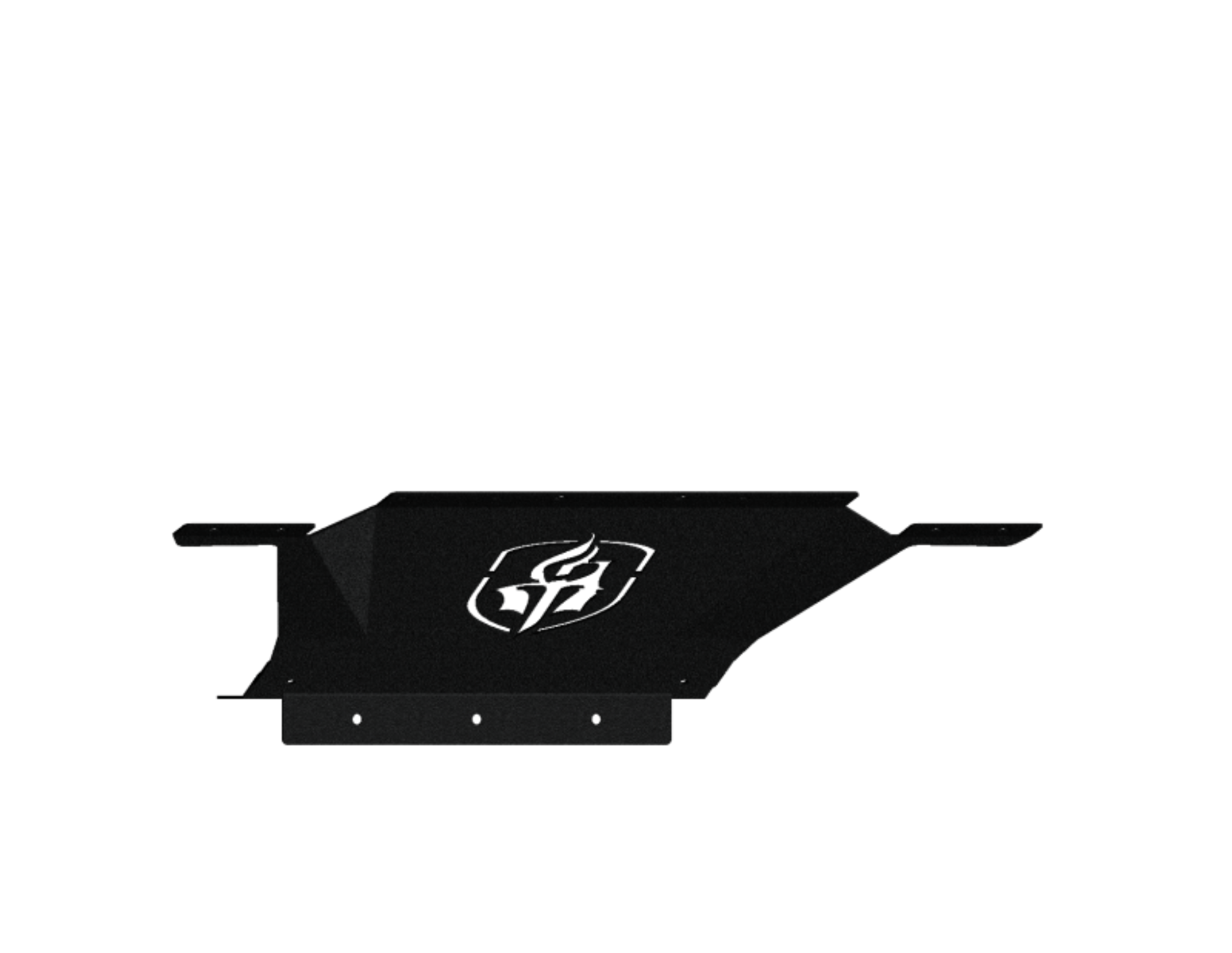 Picture of Road Armor 19-20 Chevy 1500 SPARTAN Front Bumper Bolt-On Skid Plate - Tex Blk