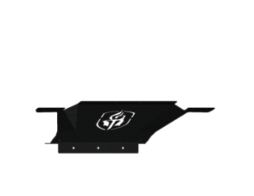 Picture of Road Armor 19-20 Chevy 1500 SPARTAN Front Bumper Bolt-On Skid Plate - Tex Blk