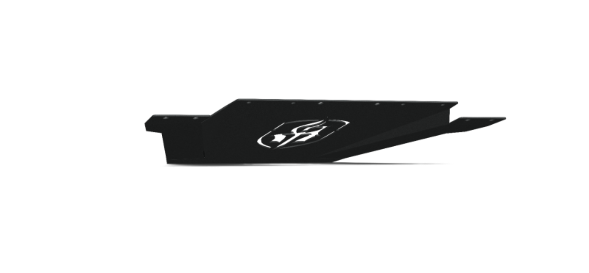 Picture of Road Armor 13-18 Ram 1500 SPARTAN Front Bumper Bolt-On Skid Plate - Tex Blk