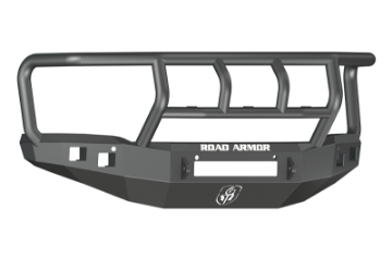 Picture of Road Armor 14-15 GMC 1500 Stealth Front Bumper w-Titan II Guard - Tex Blk