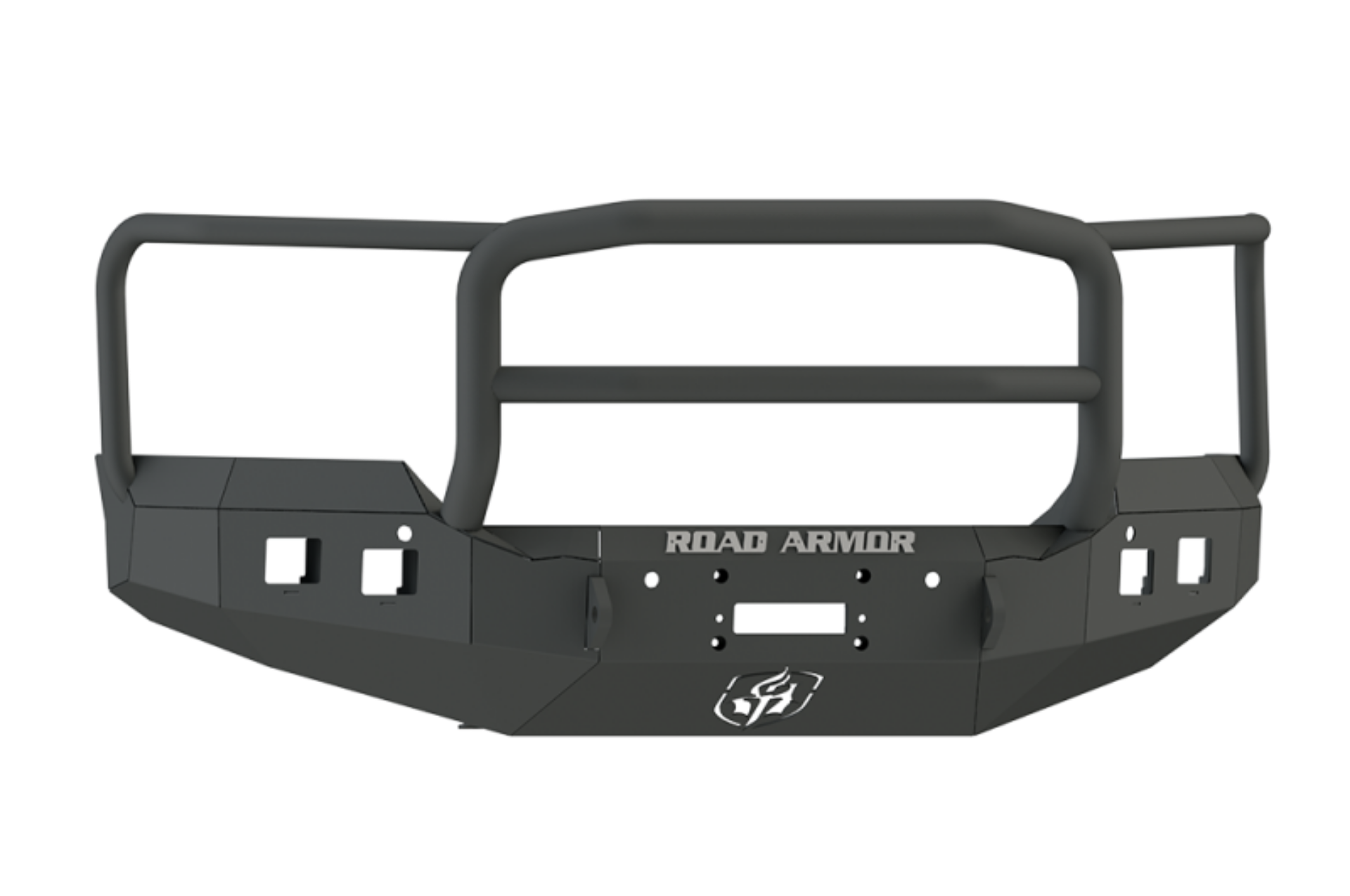 Picture of Road Armor 15-19 GMC 2500 Stealth Front Winch Bumper w-Lonestar Guard - Tex Blk