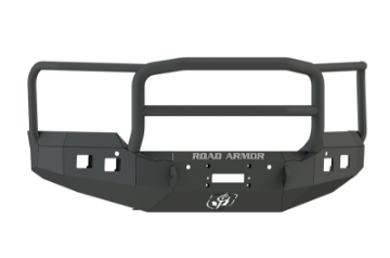 Picture of Road Armor 15-19 GMC 2500 Stealth Front Winch Bumper w-Lonestar Guard - Tex Blk