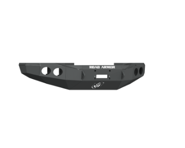 Picture of Road Armor 19-20 Chevy 4500HD Stealth Front Winch Bumper w-Round Light Ports - Tex Blk