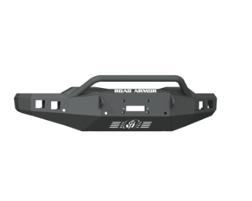 Picture of Road Armor 2020 Chevy 2500HD Stealth Front Winch Bumper w-Pre-Runner Guard - Tex Blk