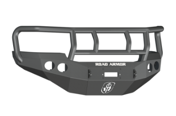 Picture of Road Armor 11-14 GMC 2500 Stealth Front Winch Bumper w-Titan II Guard - Tex Blk