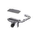 Picture of MBRP 17-21 Can-Am Maverick Turbo-Turbo R 2-5in Perf Series Chamber Oval Turbo Back Exhaust C-F Tip