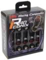 Picture of Project Kics 12x1-50 R40 Iconix Lug Nuts - Black w-Black Seat w-o Cap 20 Pcs